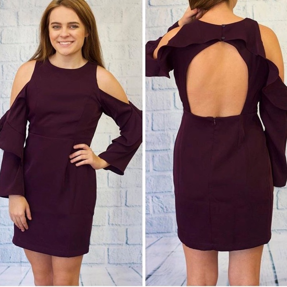 Plum Cocktail Dress
